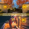 LazyBuddy Solar Flame Lights Outdoor, Realistic 3D Flickering Flames with