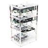 Micro Connectors Four (4) Layer Stackable Acrylic Raspberry Pi 3