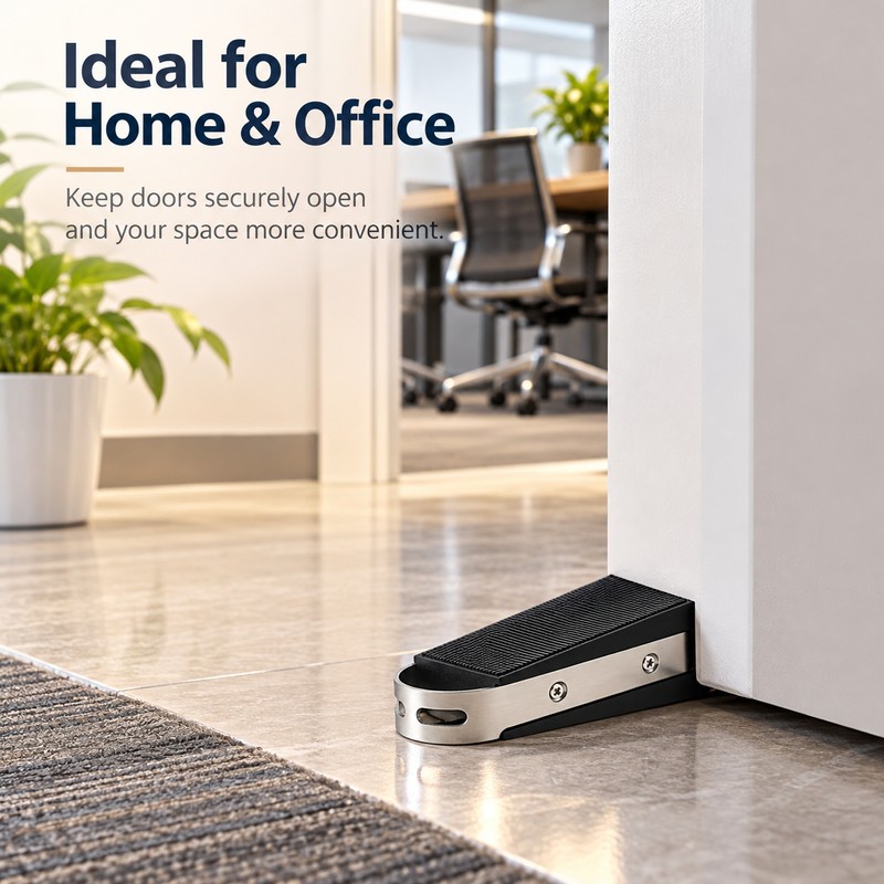 Door Stopper Wedge for Home & Office – Rubber &
