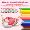 48 Colours Colouring Pencils for Adults, Children's Colouring Pencils -