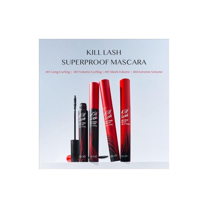 Clio Kill Lash Máscara de pestañas superresistente