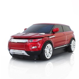 ECOiNVA Funkmaus Wireless Kabellose Sportwagen Auto Maus, 1600DPI Desktop Laptop Computer Maus (Rot)