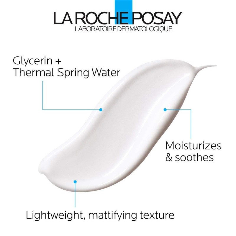 La Roche-Posay Toleriane Sensitive Fluide Protective Moisturizer, Lightweight Oil-Free Face