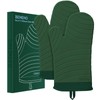 Beneno Premium Silicone Oven Mitts 2-Pack Heat Resistant 500°F, Soft