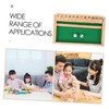 ORFOFE Shut The Box Wooden Dice Game Engaging Math Skills