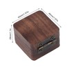 Guitar Picks Box Portable Multifunctional Wooden Guitar Picks Case Storage
