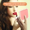 SANTOO Compact 10X Magnifying Makeup Mirror for Travel, Small Pocket