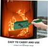 Zerodeko Iron Fireplace Ash Shovel Compact Sturdy Spade for Easy