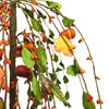 Needzo Fall Home Decor Artificial Pumpkin Tree with Fake Leaves