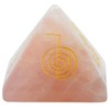 KYEYGWO Reiki Healing Crystal Pyramid Gemstone with Usui Reiki Symbols,
