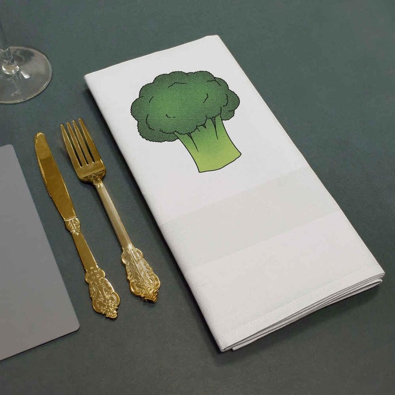 'Broccoli' Cotton Napkin/Dinner Cloth (NK00041456)
