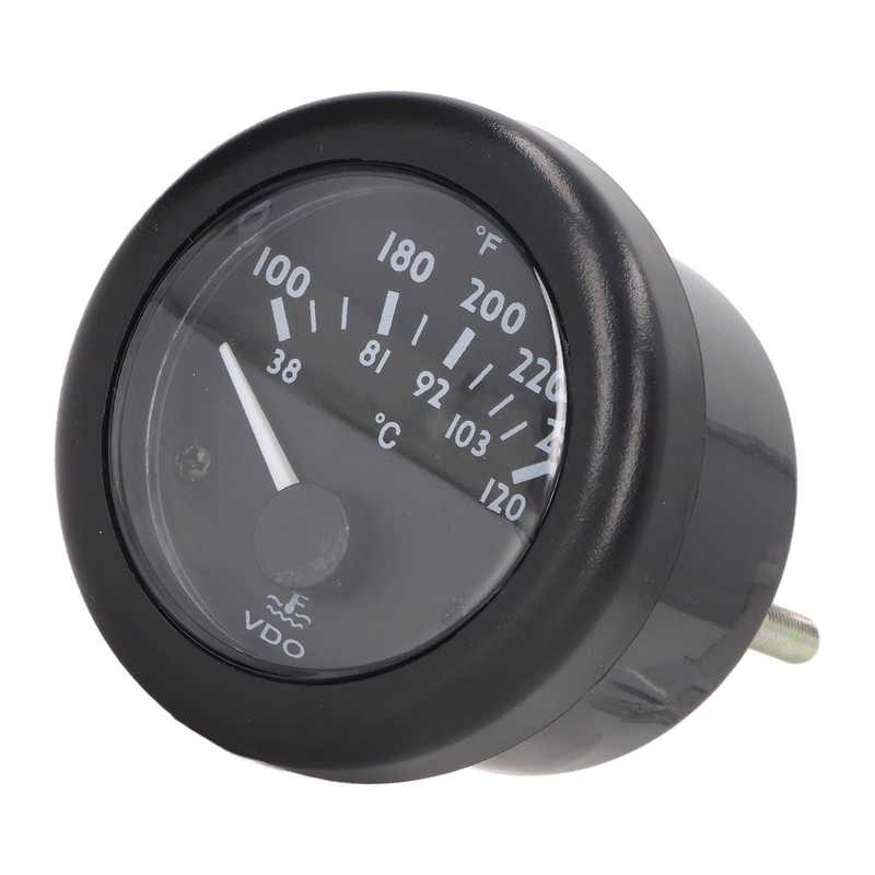 Engine Water Temperature Gauge 2in Wide Range High Accuracy Front