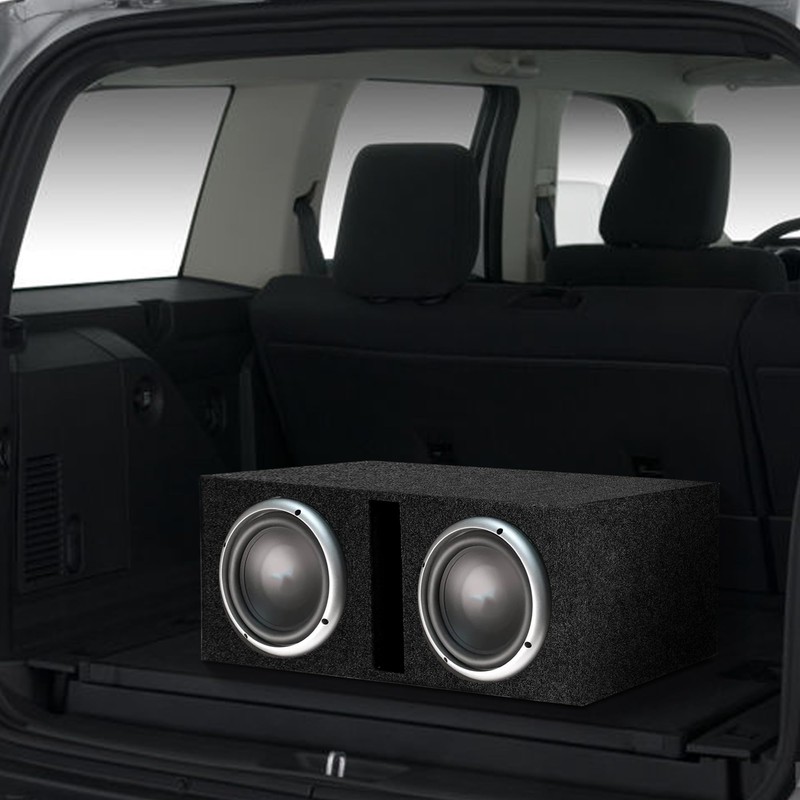 Q Power Dual 12-Inch Heavy Duty Ported Car Audio Subwoofer