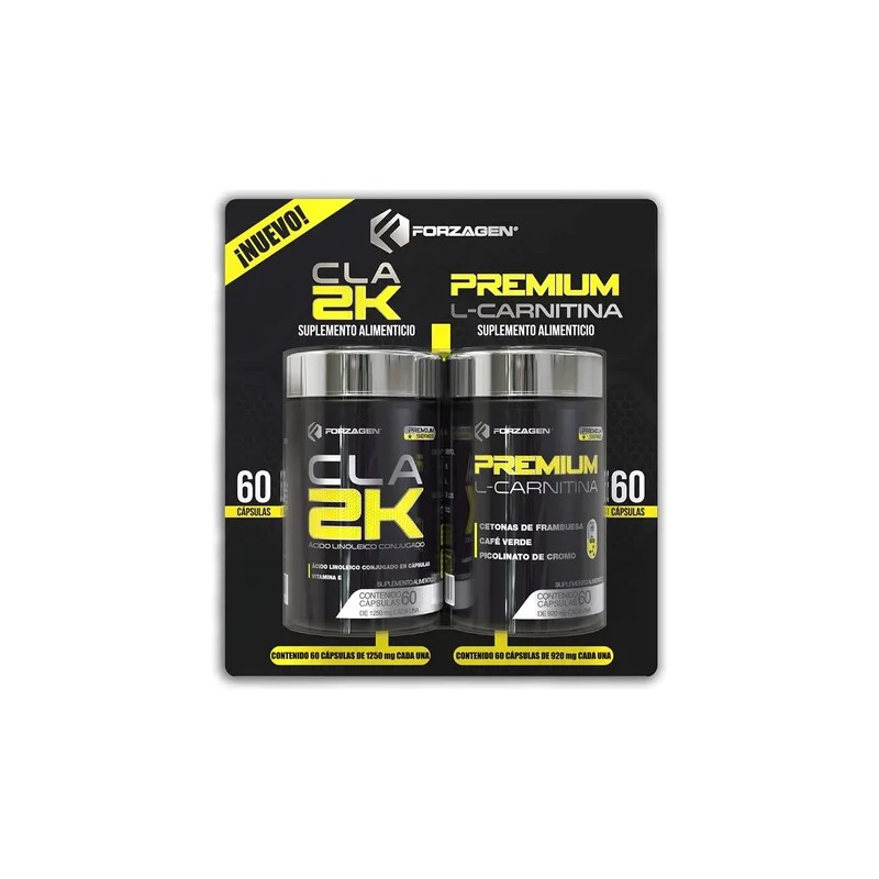 Forzagen Premium L-carnitina Cla-2k 120 Caps Termogénico