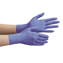 midori安全 Nitrile Gloves berute 784 Ultra-thin type powder with Blue (200 Pieces)
