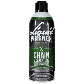 Liquid Wrench Chain Lube – Heavy Equipment, Motorcycle, ATV or Bike Chain Lube Spray – Reduces Friction, Prevents Corrosion, Long-Lasting Protection with Solid Lubricant – 11 oz (Case of 12)