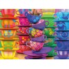Ceaco – Rainbow Teacups - 300 Piece Jigsaw Space Saver