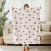 Summer Turtle Floral Baby Blankets for Boys Girls Sea Turtles