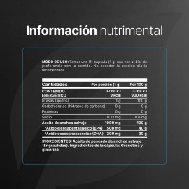 Omega 3 Platinum De 180 Cápsulas Con 1000 mg Por Porción B Life