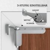Door Closer No Drilling, MARIE Door Closer Automatic for Light