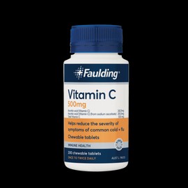 Faulding Buy Faulding Vitamin C 500mg 200 tablets Online | Chempro Chemists