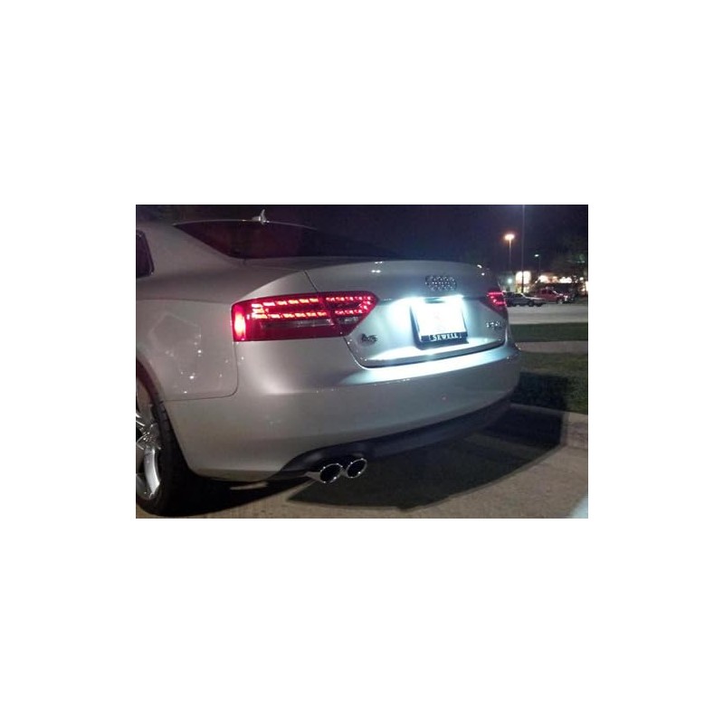 RZG 2x LED Licence Number Plate Light White Canbus For
