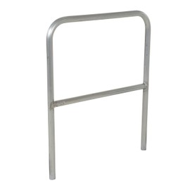 Vestil ADKR-3 Aluminum Pipe Safety Railing, 1-5/8" OD x 36" Length x 42" Height