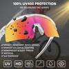 sunbowglint Polarized Sports Sunglasses for Men Women Unbreakable TR90 Frame