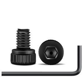 120 PCS M4 X 6mm Hex Socket Head Cap Screws, 12.9 Grade Alloy Steel, Black Oxide Finish, Fully Threaded Metric Bolts with Hex Spanner by TPOHH, 91290A139