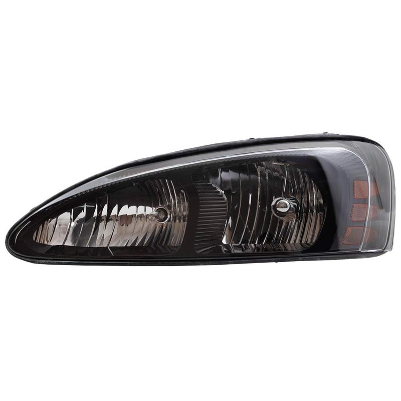 Brock Replacement Driver and Passenger Set Halogen Headlights Compatible 25851404