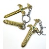 Saya with Dragon Sword Keychain [Gold]
