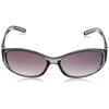 Fashion Glass 7773 Women's Sunglasses, smoke half (frame smoke)