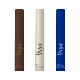 Yuya - Rimel - Mascara de pestañas - 10 aceites naturales - 10g cu (Negra, Café, Azul, Pack Mascara 3 pzs)                                            