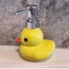 EatingBiting 450ml Split Yellow Cartoon Duck Ceramic Hand Soap Dispenser