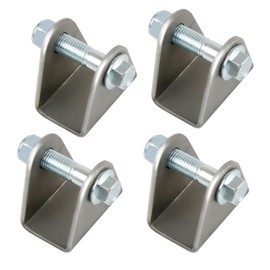 EIKLIM 4-pack shock mount，Steel base shock absorbers suspension bracket mounting compatible with Motorcycle Dirt Pit Bike ATV Go Kart