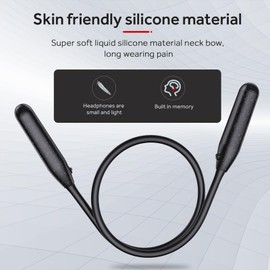 Around The Neck Bluetooth Headphones 200H Long Battery Life Magnetic Neckband Bluetooth for Sport IPX5 Waterproof Headphones Workout Neckband Earbuds Running Wireless Around Neck Earbuds