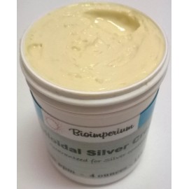 Bioimperium 220 ppm colloidal silver feet and body cream 4 oz ounces nano sized - no scents