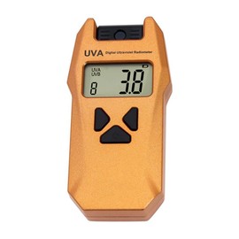 DONGKER UVB Index Meter,Reversible Probe Handheld Digital Radiometer with Data Logging Function for Reptile Environmental UVB Testing