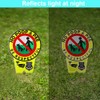 2 Pieces 13.8 x 7.8 Inches No Pooping Dog Signs