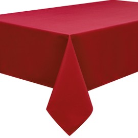 Home Direct Quality Rectangular Fabric Tablecloth 140x180cm 55"x70" Dark Red Bordeaux