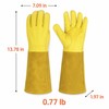 Long Thorn Resistant Rose Pruning Gloves – Breathable Garden Gauntlet