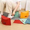 Portable Folding Storage Organizer Basket with Stool Function HM-1005353 Red-ONE 2ea