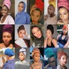 ZRQ 5 Pieces Stretch Headwrap Scarf Jersey Turbans for Women