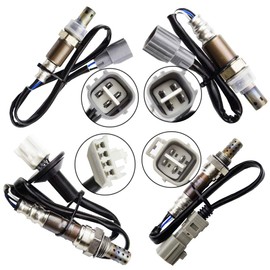 higherbro 4x Oxygen Sensor For 2004 2005 2006 Toyota Sienna 3.3L Upper Lower Upstream + Downstream