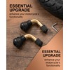 TISCH PVR60 Motorcycle Tyre Valve 2x 90° Angled Brass Valve