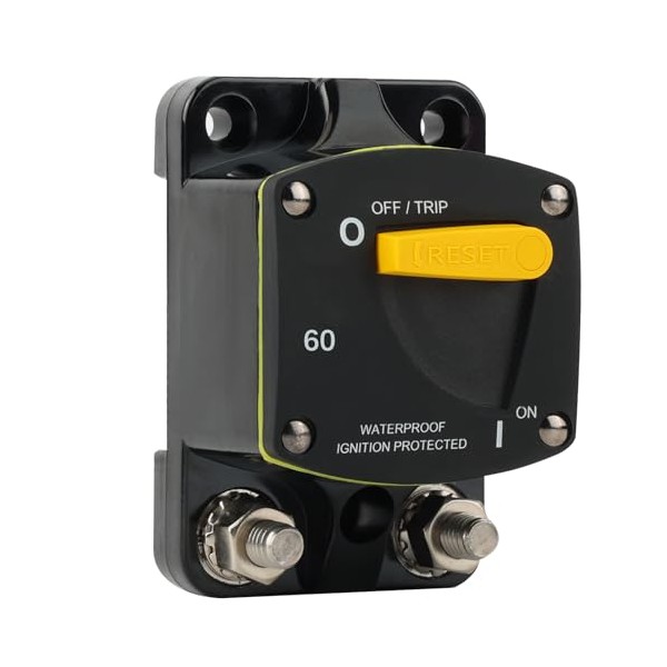 GLOSO GLOSO Circuit Breaker Switches Manual Reset Waterproof Audio Radio