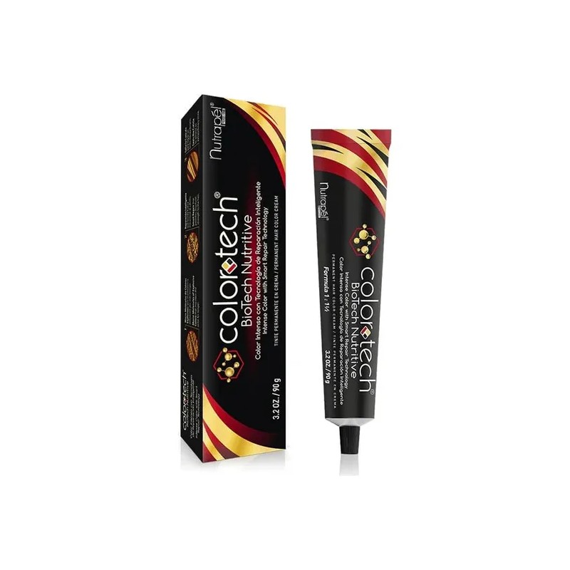 Tinte Profesional Color Tech Nutrapel De 90gr 4.65 Borgoña