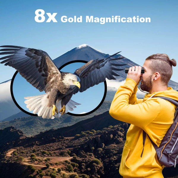 Unbranded 8x21 Binoculars for Adults,Folding Compact Lightweight mall Binoculars