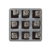 Hanson C H CO 9PC 1/4" Number Stamp