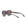 Coach HC8335U Universal Fit Sunglasses, Transparent Brown Gradient/Violet Solid, 53